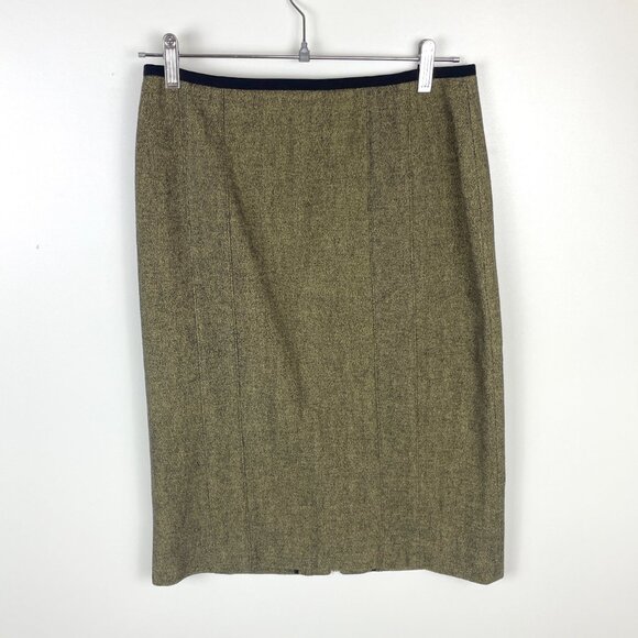 Narciso Rodriguez Gray Tailored Pencil Skirt Wool Blend Suit size 6 - Picture 1 of 7